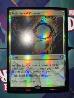 Multiversal Passage *FOIL* 0180 (R) MTG Marvel's Spider-Man Magic - Image 1