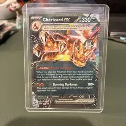 Charizard EX SVP196 Black Star Promo Holo Shiny Pokemon TCG Card Standard Size N - Image 1