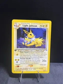 Pokemon Neo Destiny 1st Edition Light Jolteon #48/105 Vintage - Image 1