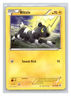 Pokemon TCG Blitzle 56/149 Boundaries Crossed Normal MP - Image 1