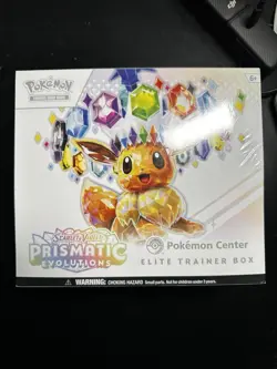 Prismatic Evolutions ETB Pokemon Center Exclusive Sealed - READ DESCRIPTION - Image 1