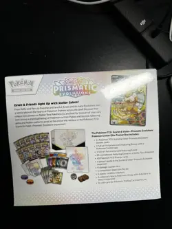 Prismatic Evolutions ETB Pokemon Center Exclusive Sealed - READ DESCRIPTION - Image 2