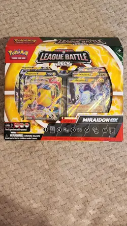 NEW Nintendo 1 Pokemon TCG League Battle Deck Miraidon ex Regieleki VMAX 820650852732 - Image 1