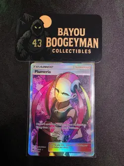Plumeria (Full Art) 145/147 Ultra Rare Holo SM - Burning Shadows Pokemon LP - Image 1