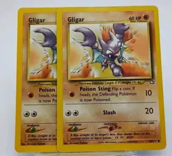2x Pokemon TCG Gligar Neo Genesis 59/111 Regular Unlimited Common MP - Image 1