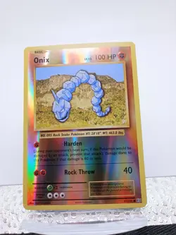 Pokemon TCG Onix XY Evolutions 61/108 Reverse Holo Common - Image 1