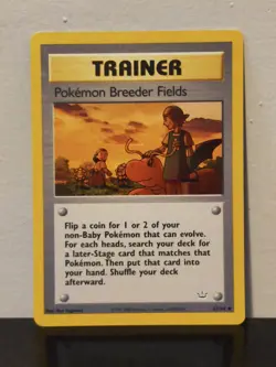 2001 Pokemon, Neo Revelation #62/64 Pokemon Breeder Fields Ex MP - Image 1