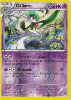 Gallame Reverse -N&B:Tempete Plasma-61/135-Carte Pokemon Francaise - Image 1