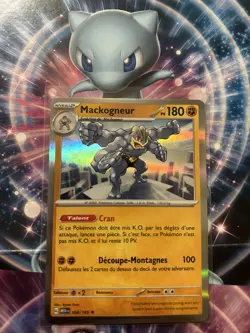 Carte Pokemon MACKOGNEUR 068/165 HOLO EV3.5 Ecarlate et Violet MEW 151 FR NEUF - Image 1