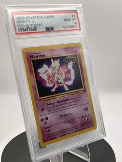 Pokemon Mewtwo (Movie Promo) 03/53 Wotc Promo PSA 10 - Image 3