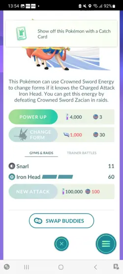 Pokemon Go Legendary Shiny Zacian - Image 2