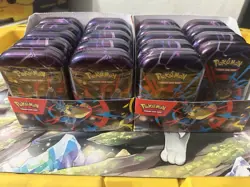 19 Pokemon TCG Mega Evolution Mini Tin *Factory Sealed* - Image 2