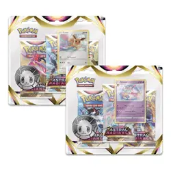 Pokemon TCG Astral Radiance 3 Pack Blister x 2 | New and Sealed - Image 1