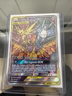 Pokemon Moltres & Zapdos & Articuno GX Hidden Fates Black Star Promo SM210 - Image 1