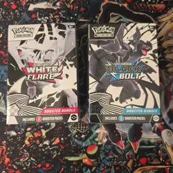 Pokemon TCG Black Bolt, And White Flare Booster Bundles Factory Sealed ? - Image 1