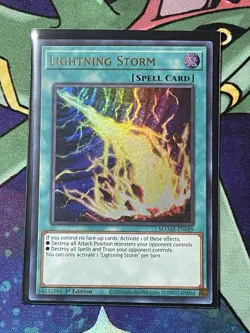 Lightning Storm MAMA-EN089 Magnificent Mavens Ultra Rare Yugioh Yu Gi Oh UR - Image 1