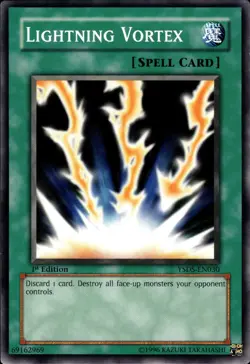 Lightning Vortex - 1st Edition YSDS-EN030 - NM - YuGiOh - Image 1