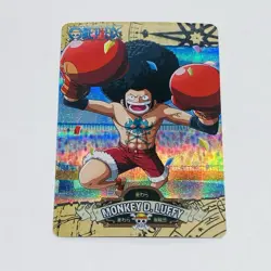 Monkey D Luffy - One Piece Trading Card Game Holo Foil Prism Cool Boxer Art Tc8 - Image 1