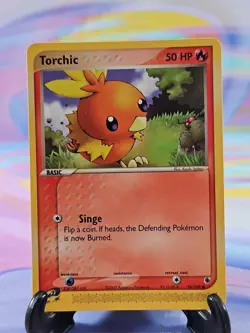 Pokemon TCG Ruby & Sapphire Card | Torchic 73/109 Common - Image 1