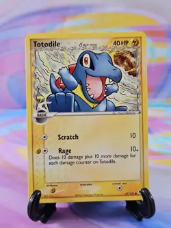 Pokemon TCG Dragon Frontiers Card | Totodile (Delta Species) 67/101 Common - Image 1