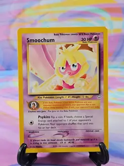 Pokemon TCG Neo Revelation Card | Smoochum 54/64 Common - Image 1