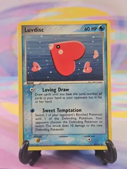 Pokemon TCG Hidden Legends Card | Luvdisc 40/101 Uncommon - Image 1