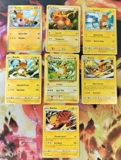 Raichu Vintage To Modern Pokemon Card Lot (Read Description) - Image 1