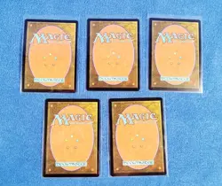 MTG Magic Final Fantasy FOIL Chocobo Track Lands All Holiday Variants 5 Card Set - Image 2
