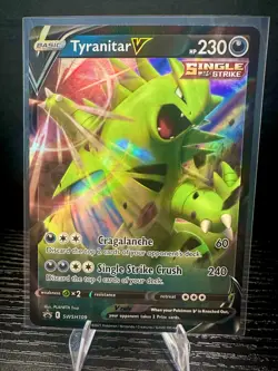 Tyranitar V SWSH109 SWSH: Sword & Shield Black Star Promo Pokemon TCG Card NM - Image 1