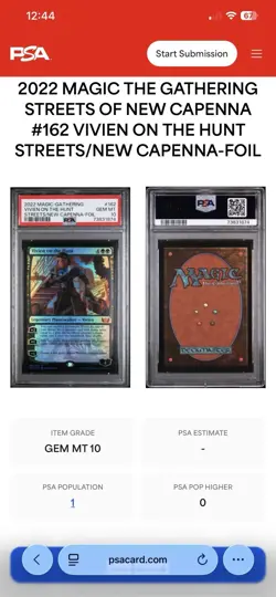 PSA 10 Gem Mint FOIL VIVIEN ON THE HUNT from SNC - Highest PSA Graded - Only 1 - Image 3