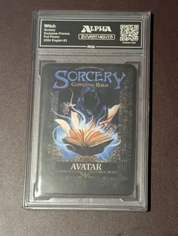 Witch Promo Alpha Investments PCG 9 Mint Sorcery: Contested Realm Farzetta Rudy - Image 3