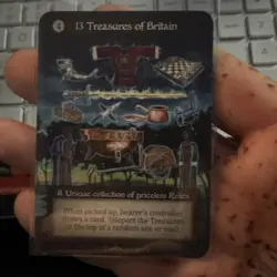 13 Treasures Of Britain Sorcery Contested Realm Arthurian Legends Unique NF - Image 1