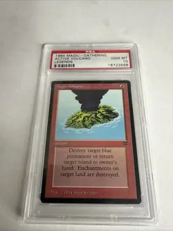 1994 MTG Magic the Gathering English Legends Active Volcano PSA 10 Gem Mint - Image 1