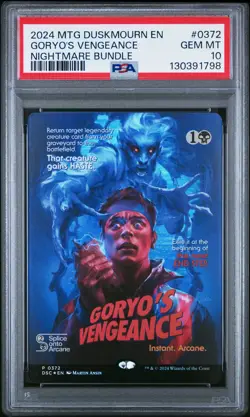 2024 MTG DUSKMOURN: HOUSE OF HORROR COMMANDER #0372 GORYO'S VENGEANCE PSA 10 - Image 1