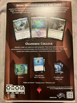 MTG Quantum Quandrix SEALED Commander Deck 2021 - Image 2