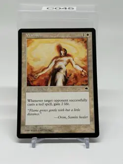 Warmth MTG Tempest Uncommon LP Lightly Played Single Card - Image 1