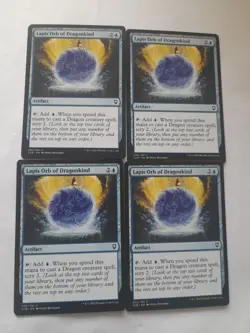4x Mtg Baldur's Gate Lapis Orb Of Dragonkind NM/M Magic The Gathering - Image 1