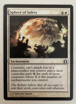 1x Sphere of Safety Return to Ravnica MTG Magic the Gathering LP - Image 1