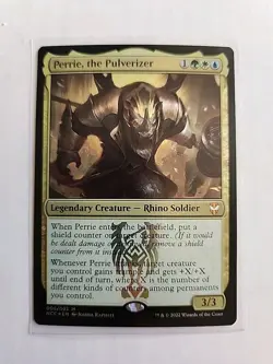 Perrie, the Pulverizer (Foil) -Streets of New Capenna - LP - MTG Magic - Mythic - Image 1