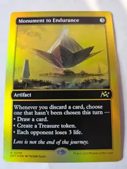 MTG Monument to Endurance First Place Finish FOIL - Aetherdrift - Image 1
