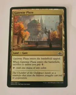 MTG Gateway Plaza Foil Guilds Of Ravnica Mint Condition - Image 1