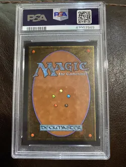 MTG Ebony Horse Arabian Nights PSA 7 NM - Image 4