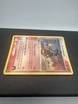 Pokemon Team Magma's Houndoom 34/95 Team Magma vs Team Aqua Reverse Holo Vintage - Image 4