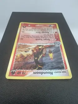 Pokemon Team Magma's Houndoom 34/95 Team Magma vs Team Aqua Reverse Holo Vintage - Image 5