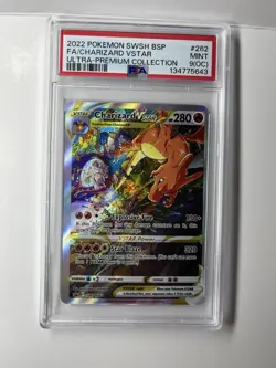 Pokemon TCG Charizard VSTAR SWSH262 Holo Black Star Promo (PSA 9 (OC)) - Image 1