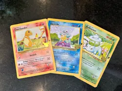 Pokemon TCG Jumbo Card Set - Bulbasaur, Squirtle, Charmander 25th Anniversary NM - Image 1