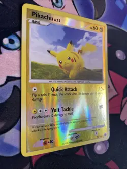 Pikachu 70/100 Majestic Dawn Reverse Holo 2008 Pokemon Card LP - Image 2
