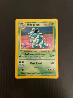 Nidoqueen 7/64 - Base Set Jungle - Holo Pokemon Card LP - Image 1