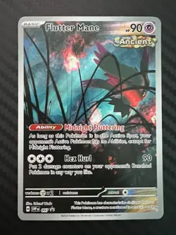 Pokemon TCG Flutter Mane 097 Sv: Scarlet & Violet Promo Holo NM - Image 1