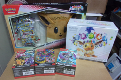 POKEMON PRISMATIC POUCH & ETB + PHANTASMAL & PALDEAN BUNDLE + JOURNEY BUILD - Image 1
